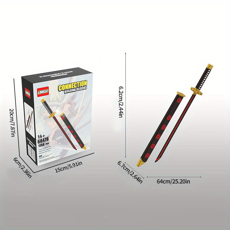 Demon Slayer Blade Sword Series Building Block Model