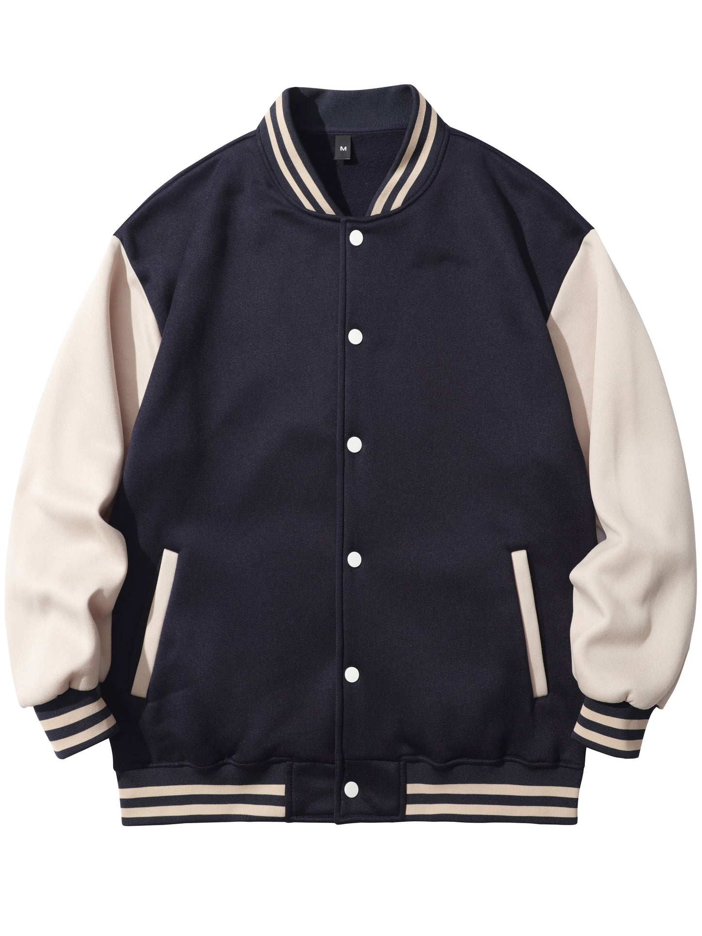 Men's Anime Embroidered Varsity Jacket