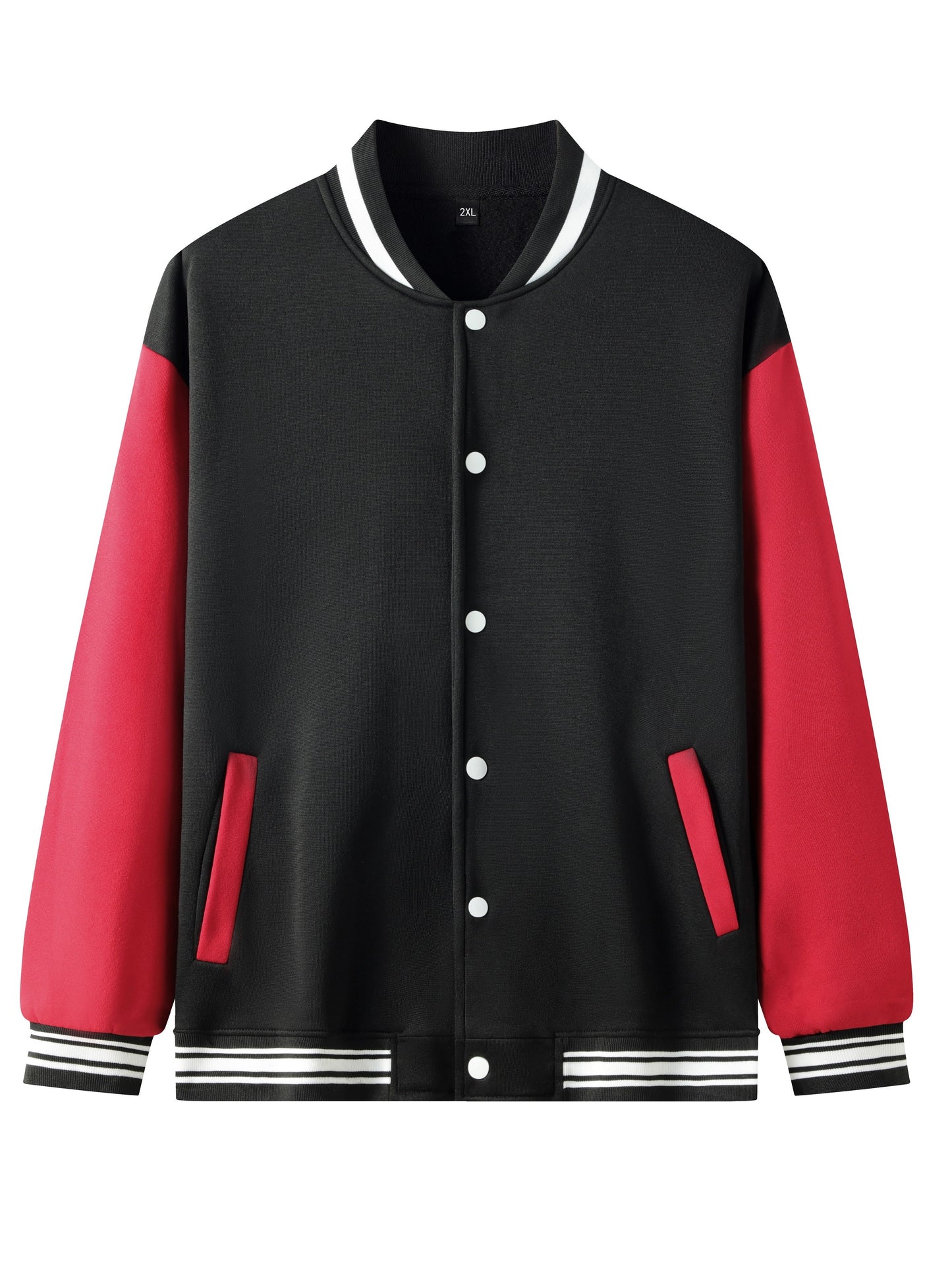 Men's Anime Embroidered Varsity Jacket