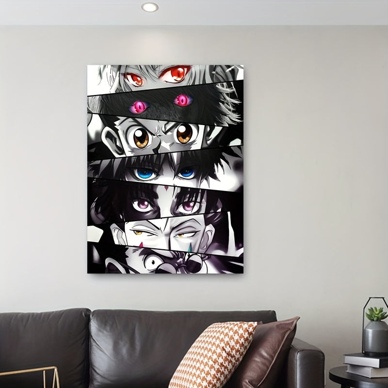Anime Eyes Canvas Painting - 40cm x 60cm (No Frame)