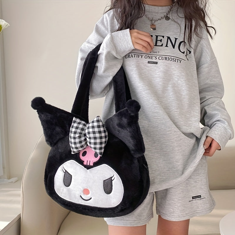 Luxurious Sanrio Plush Shoulder Bag
