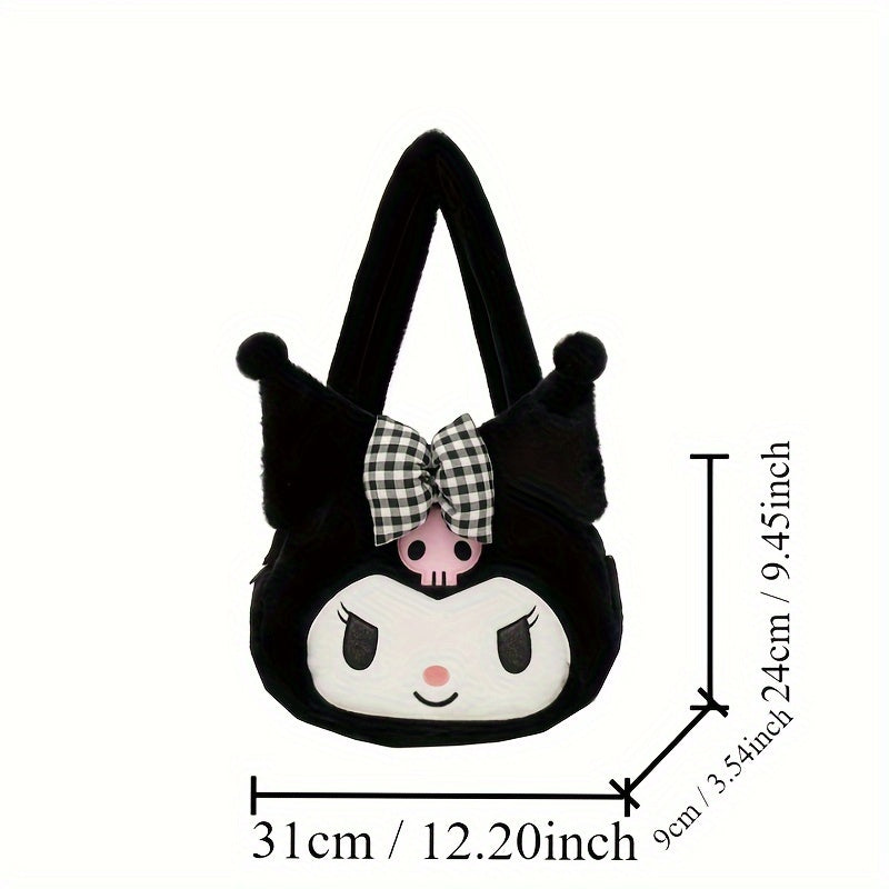Luxurious Sanrio Plush Shoulder Bag