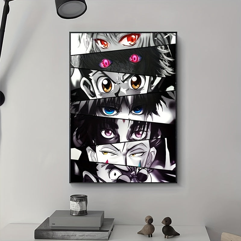 Anime Eyes Canvas Painting - 40cm x 60cm (No Frame)