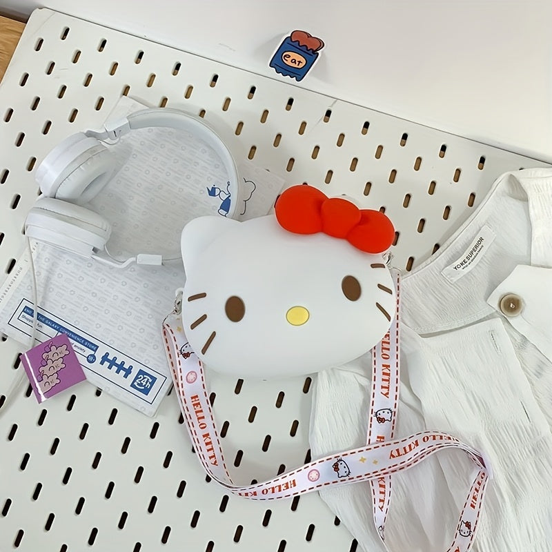 Kawaii Hello Kitty Silicone Crossbody Bag