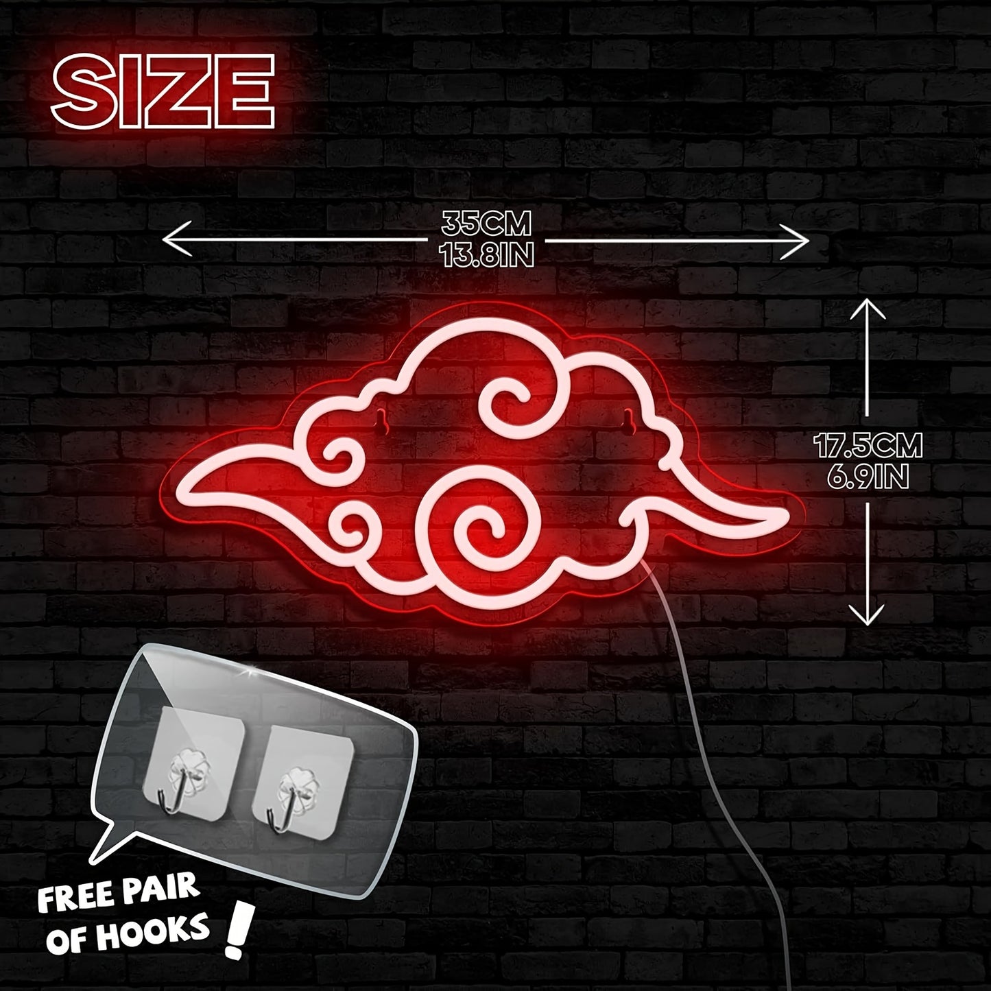 1pc Naruto Akatsuki - Anime Neon Sign Light