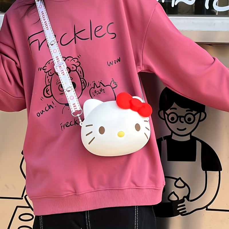 Kawaii Hello Kitty Silicone Crossbody Bag