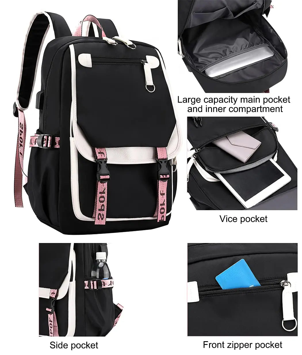 K-pop Demon Hunters Saja Boys - Backpack/Schoolbag
