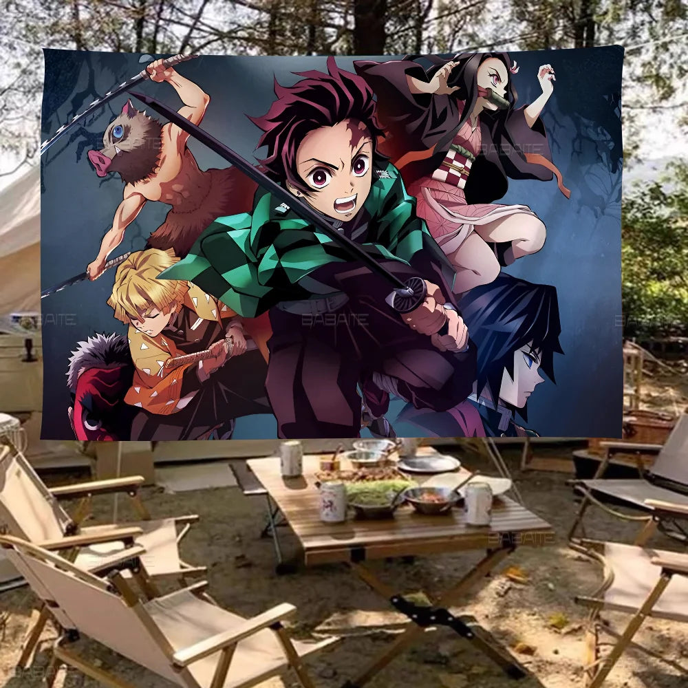 Demon Slayer Printed Large Flag Banner