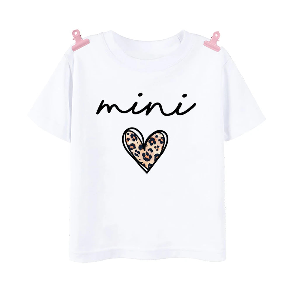 Family Matching Clothes Short Sleeve Outfit