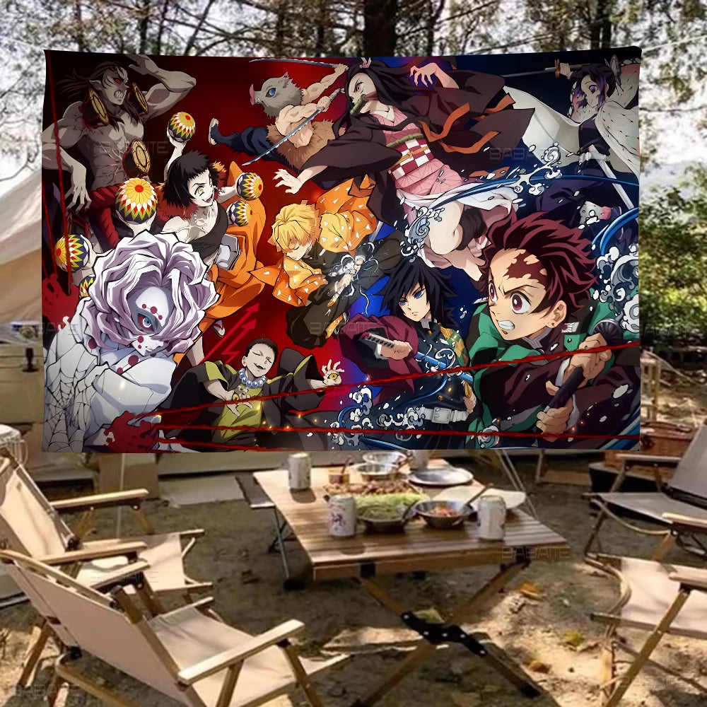 Demon Slayer Printed Large Flag Banner