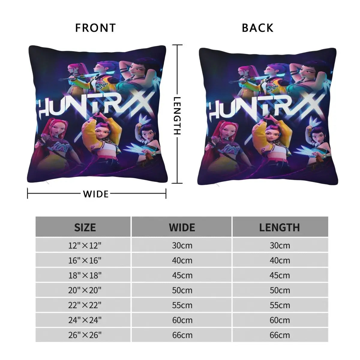 K-pop Demon Hunters Printed Pillowcase
