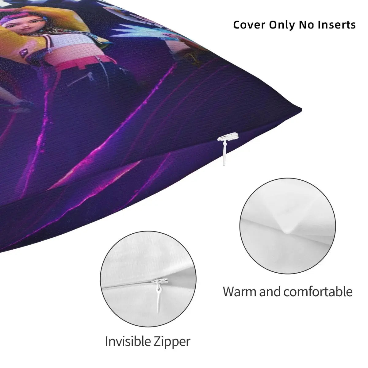 K-pop Demon Hunters Printed Pillowcase