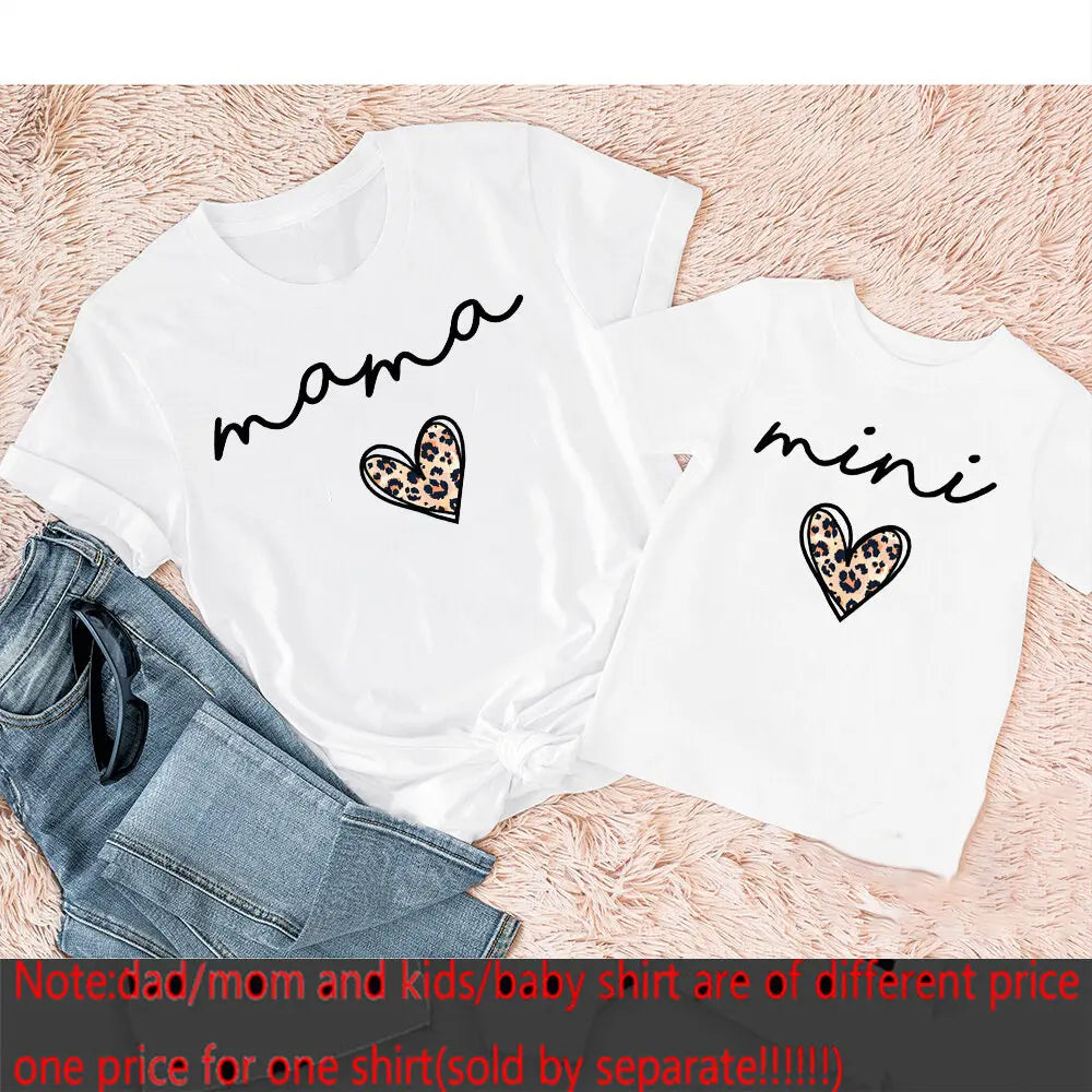 Family Matching Clothes Short Sleeve Outfit