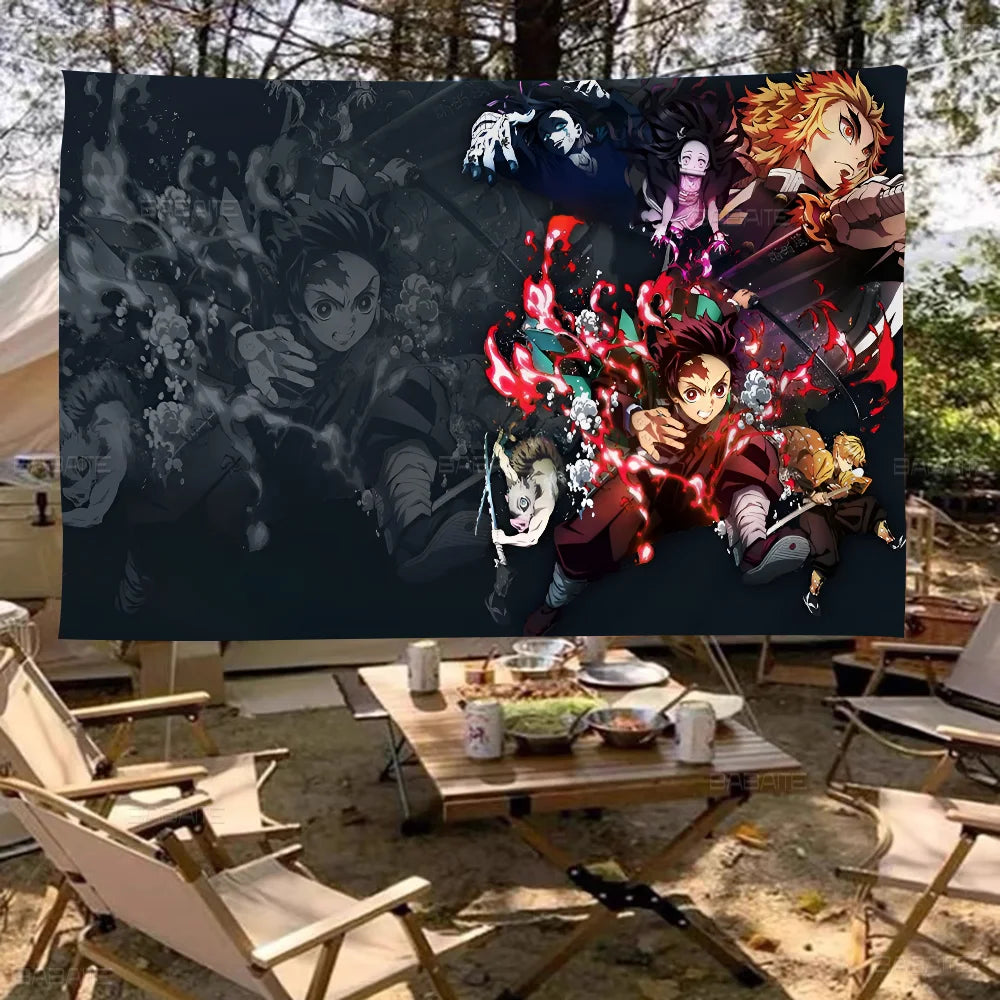 Demon Slayer Printed Large Flag Banner