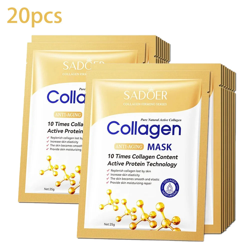 5/10/20/30pcs SADOER Collagen Face Mask