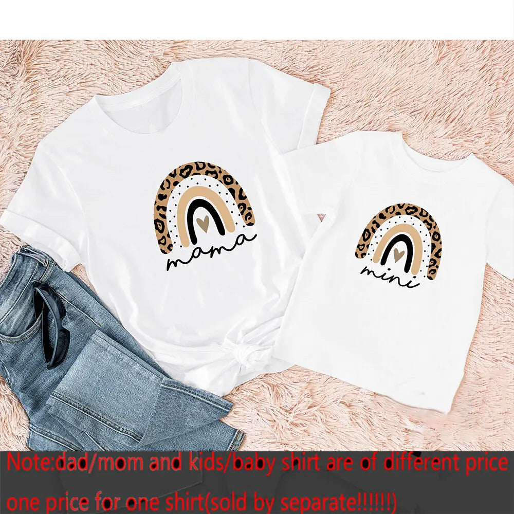 Family Matching Clothes Short Sleeve Outfit