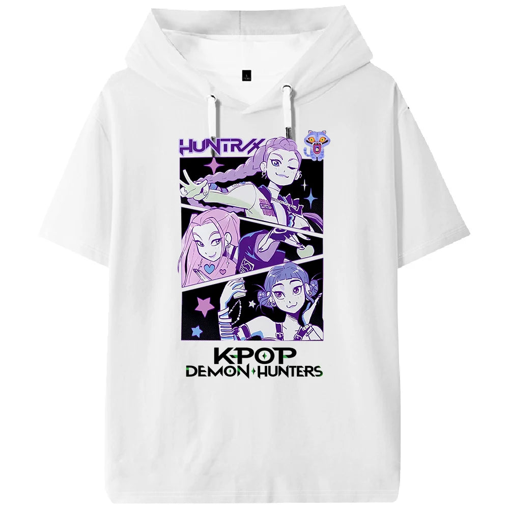 K-pop Demon Hunters Huntrix Hooded T-shirt