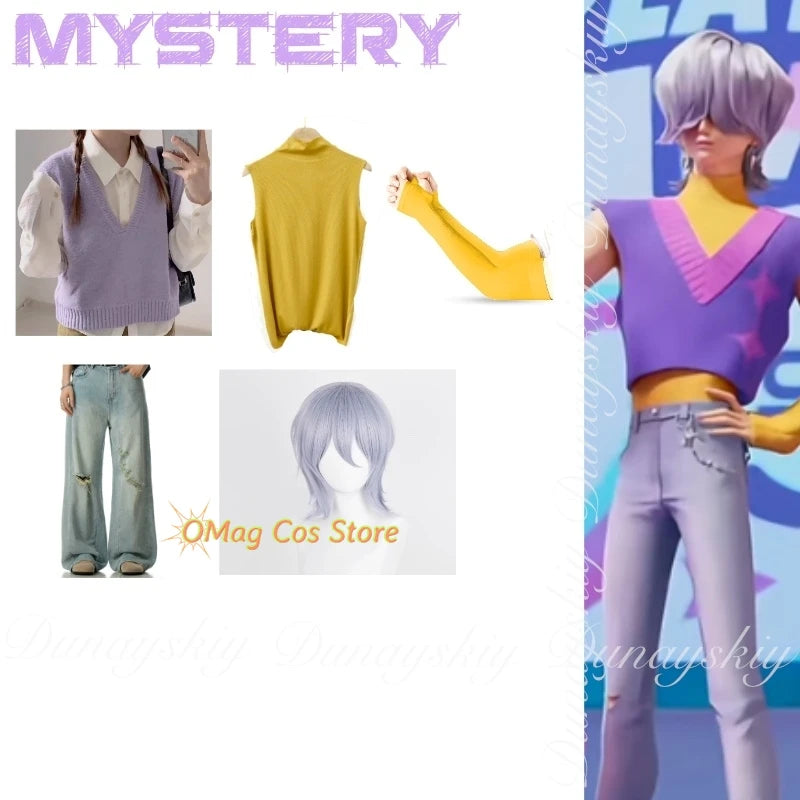 KPop Demon Hunters Movie Mystery Cosplay Costume Set