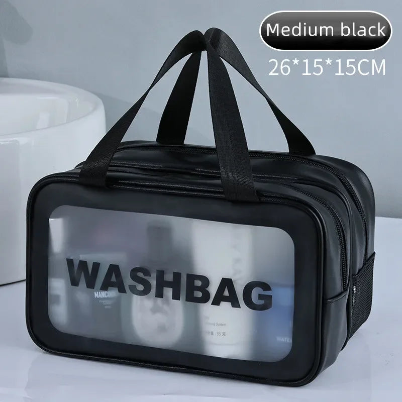 Portable cosmetic travel storage bag - essentials