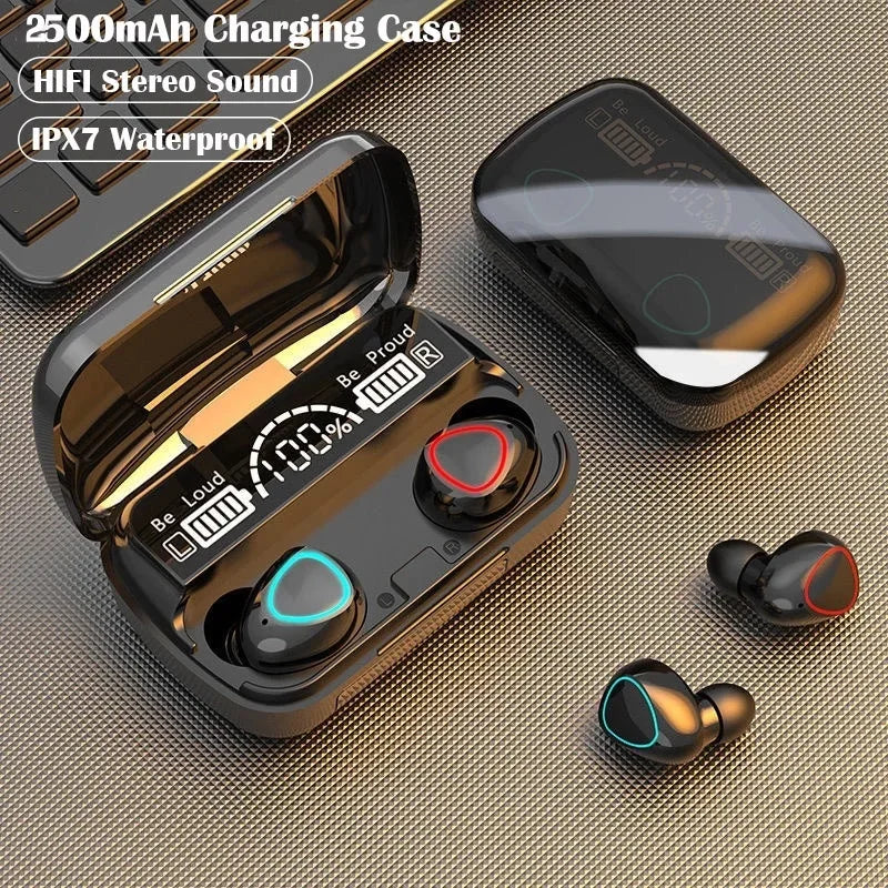 M10 TWS Wireless Bluetooth Headphones with Charging Case