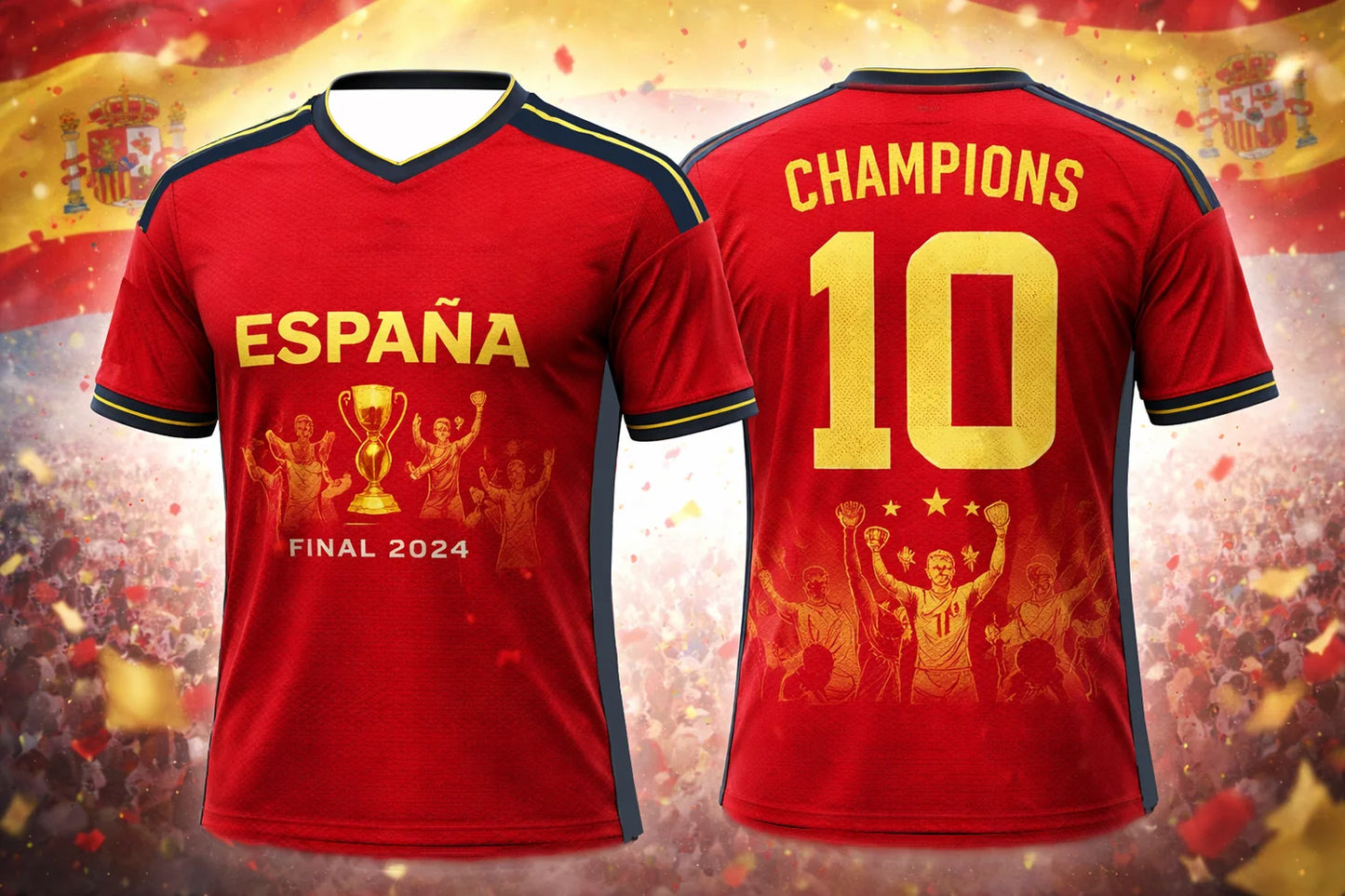 2026 New Germany Spain England France Soccer Jersey Champion Commemorative National Team Football Shirts For Men Women And Kids
