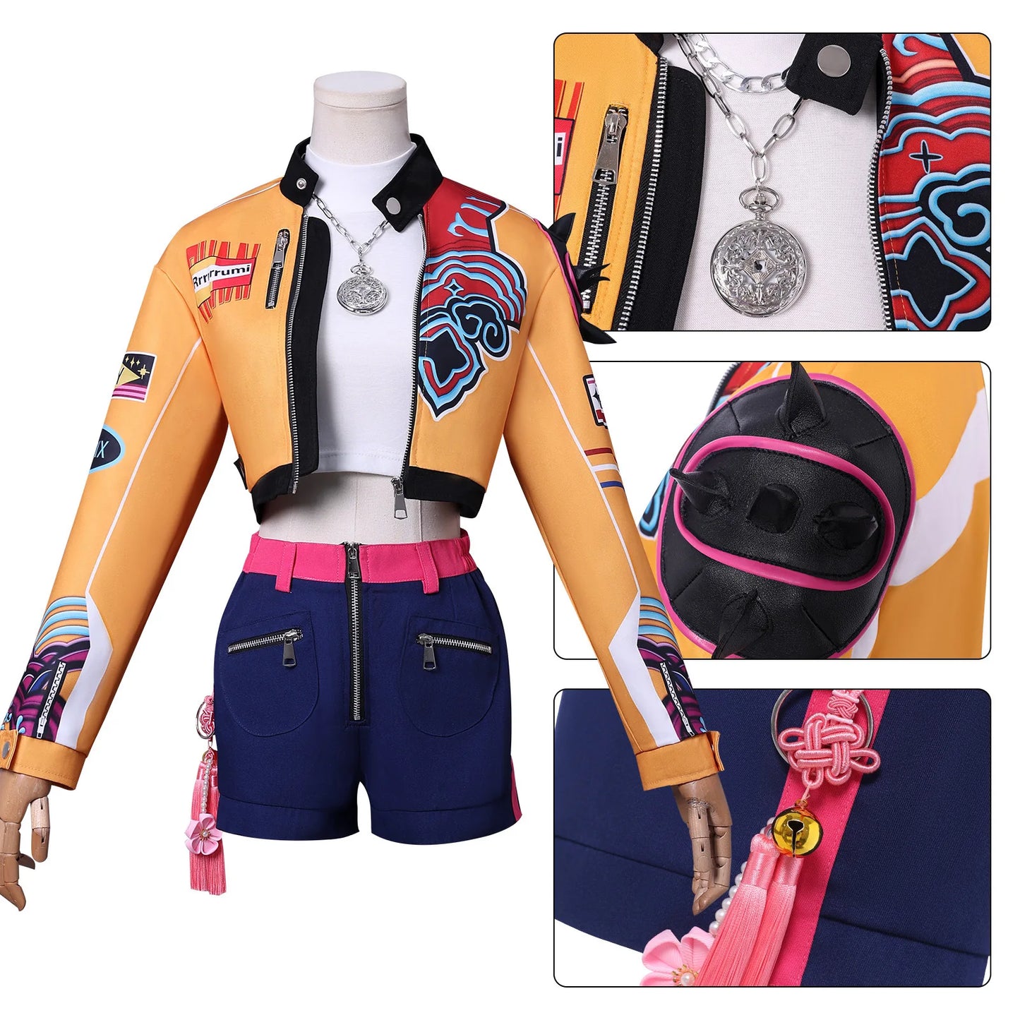 KPop Demon Hunters Rumi Cosplay Costume