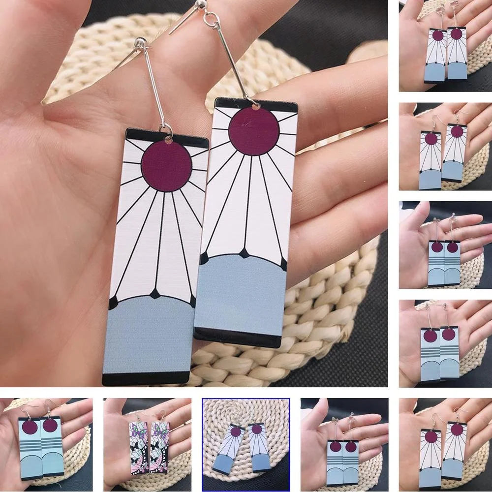 Demon Slayer Acrylic Earrings