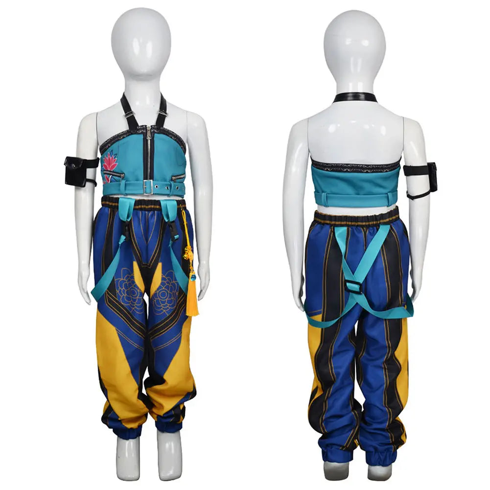 Kids/Girls Kpop Demon Hunters Rumi Zoey Mira Cosplay Costume