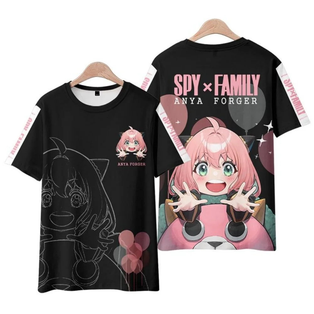Anime Spy X Family Anya 3D Print T-Shirts