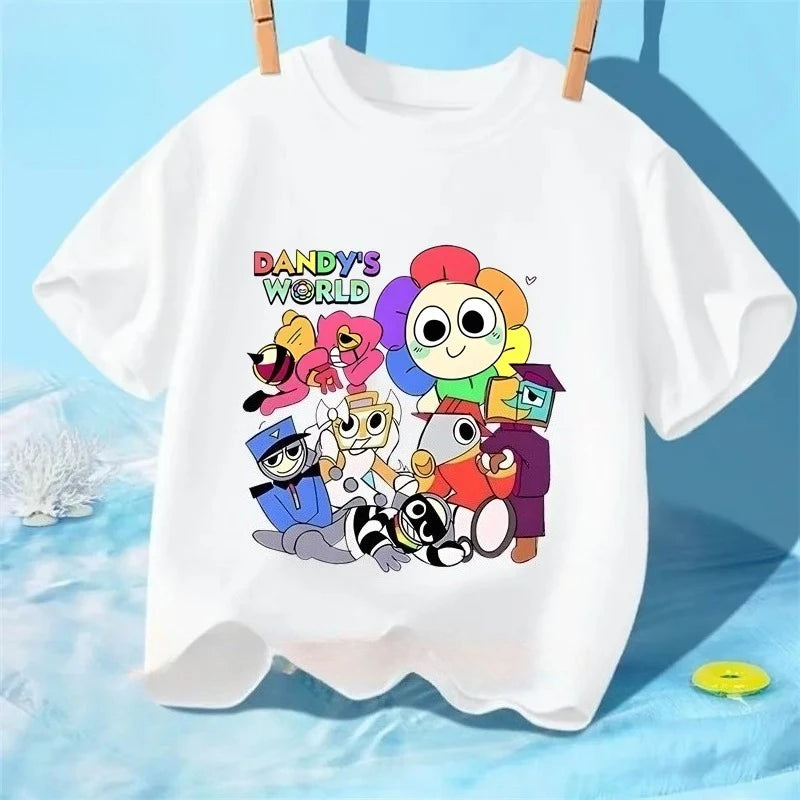 Dandy's World Pattern T-shirt