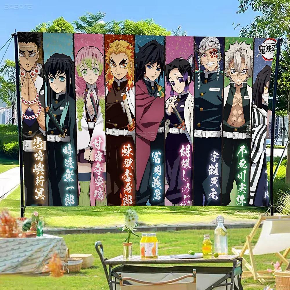 Demon Slayer Printed Large Flag Banner