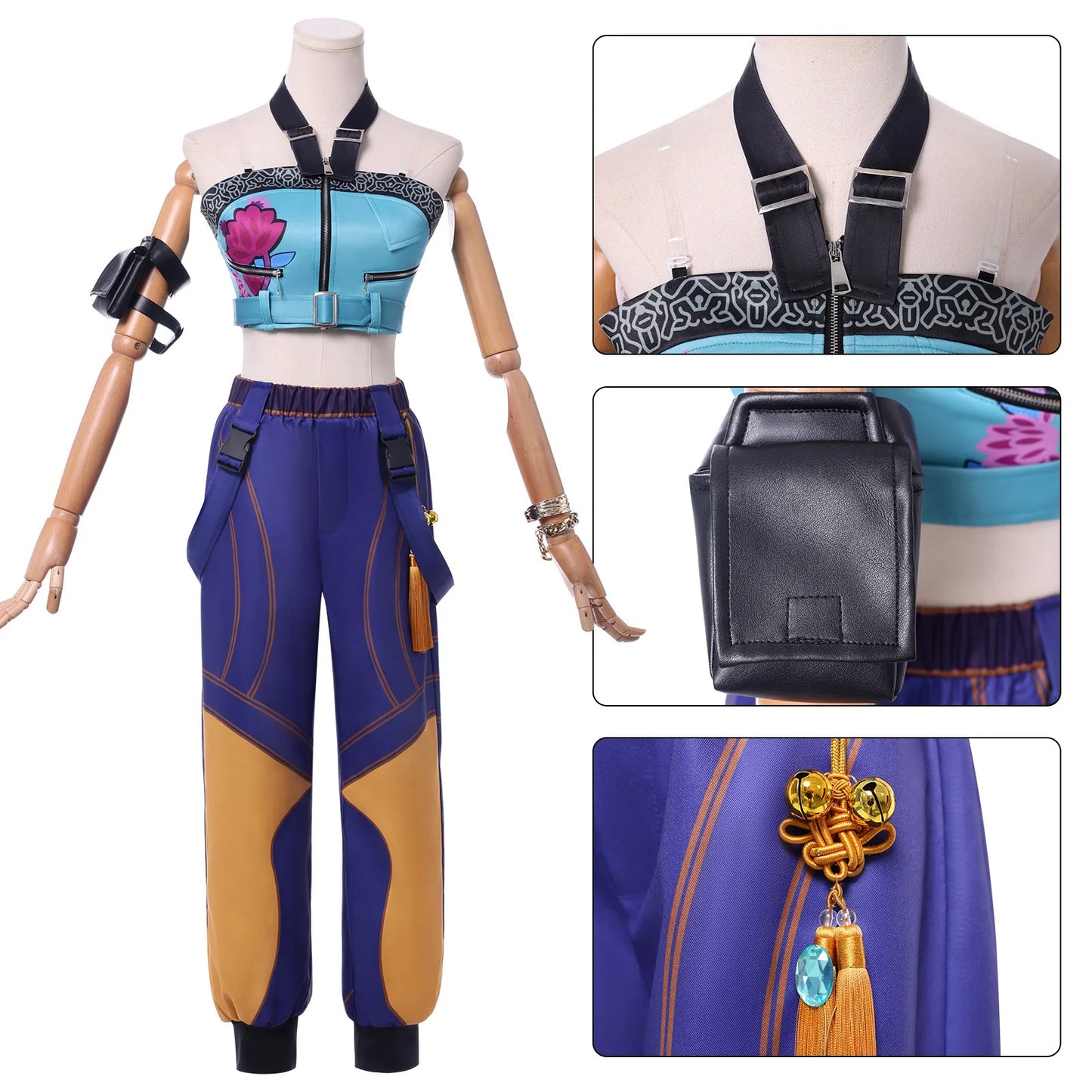 Kpop Demon Hunters Zoey Cosplay Costume Outfit