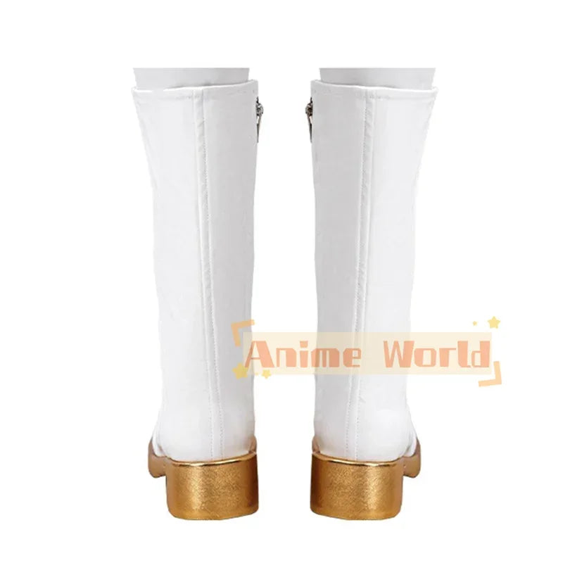 KPop Demon Hunters HUNTR/X Zoey Golden Dance Outfit Cosplay Boots
