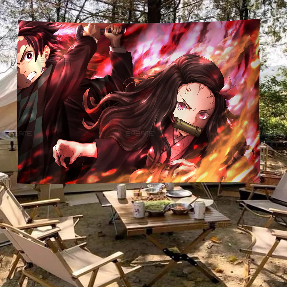 Demon Slayer Printed Large Flag Banner
