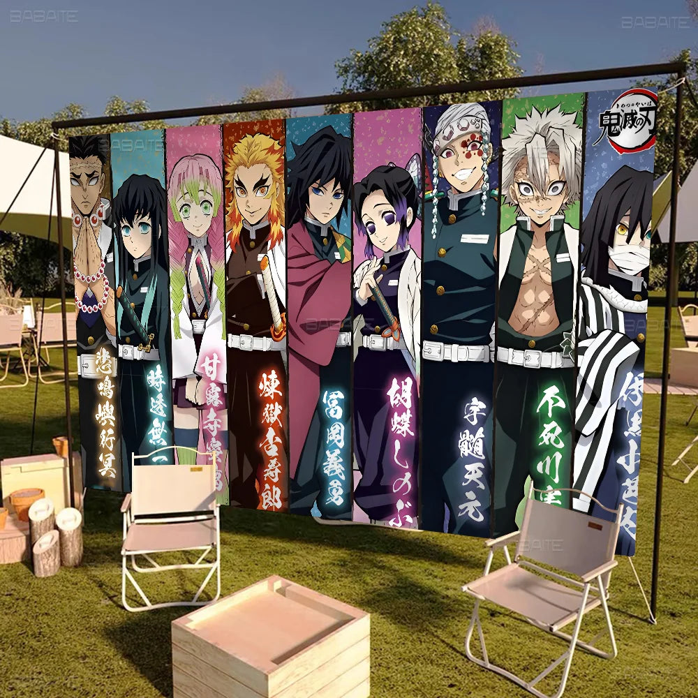 Demon Slayer Printed Large Flag Banner