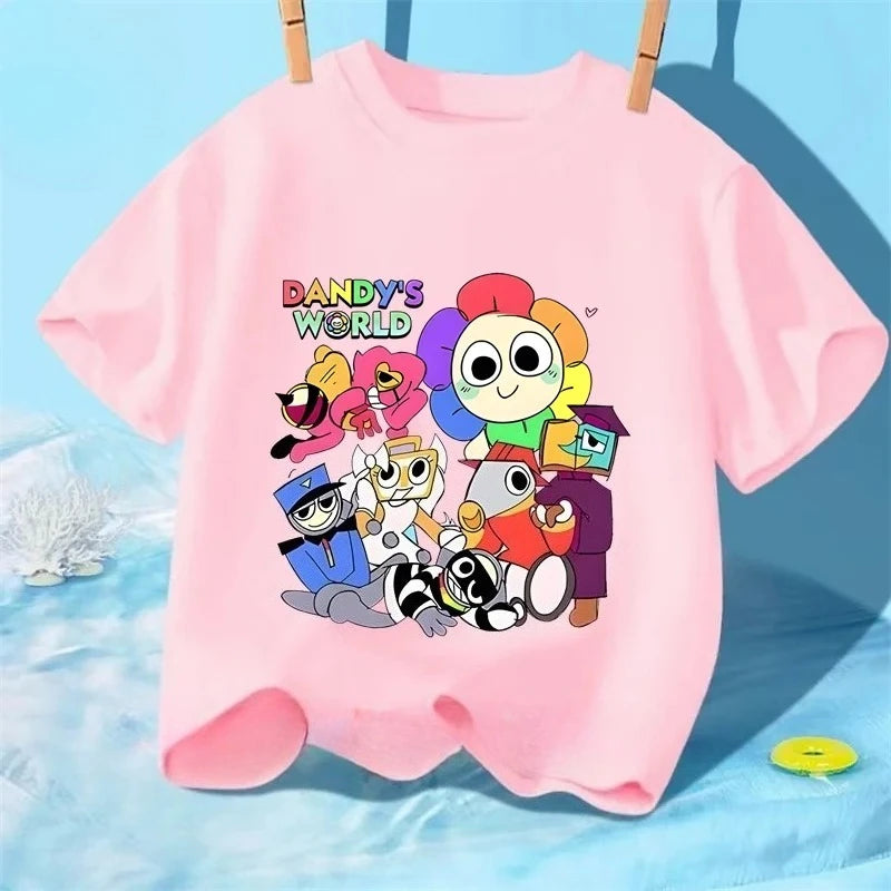 Dandy's World Pattern T-shirt