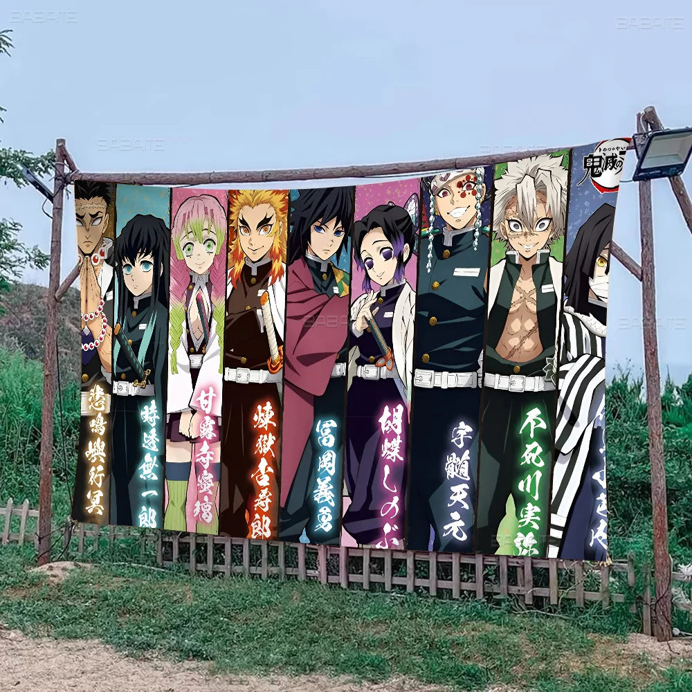 Demon Slayer Printed Large Flag Banner