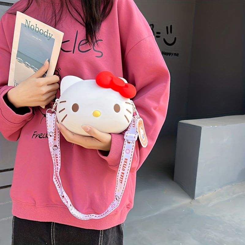 Kawaii Hello Kitty Silicone Crossbody Bag