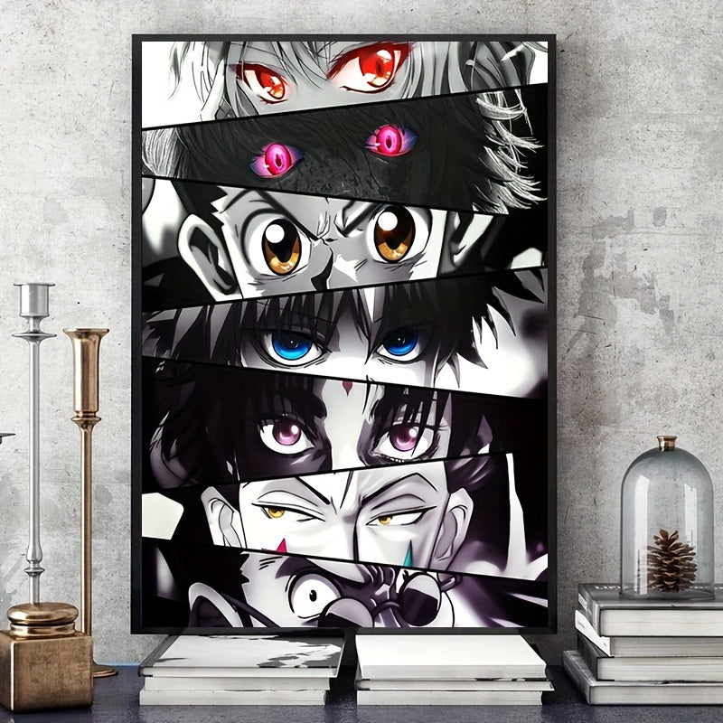 Anime Eyes Canvas Painting - 40cm x 60cm (No Frame)