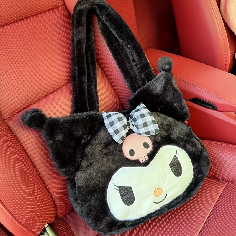 Luxurious Sanrio Plush Shoulder Bag