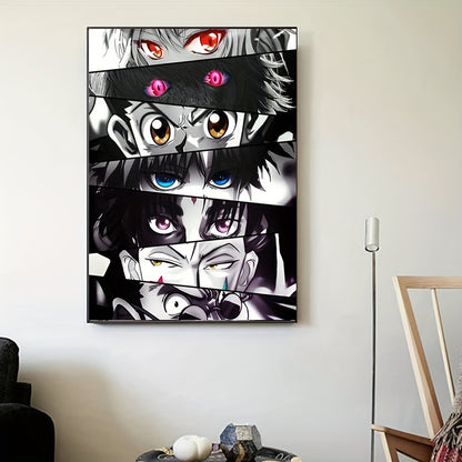 Anime Eyes Canvas Painting - 40cm x 60cm (No Frame)