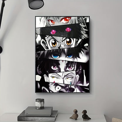 Anime Eyes Canvas Painting - 40cm x 60cm (No Frame)