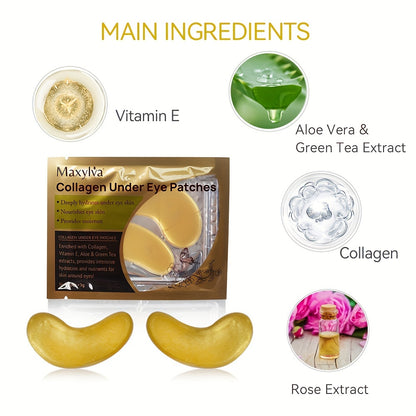 Maxylva Collagen Under Eye Patches - Hydrating & Moisturizing