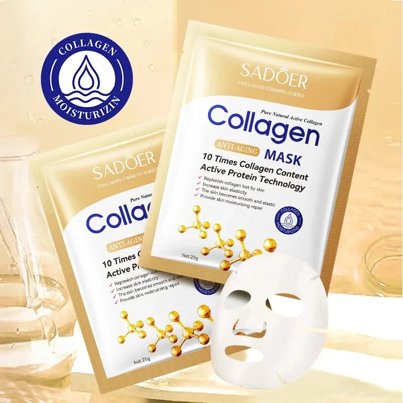 5/10/20/30pcs SADOER Collagen Face Mask