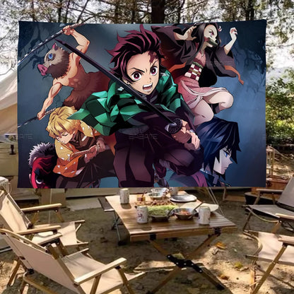 Demon Slayer Printed Large Flag Banner
