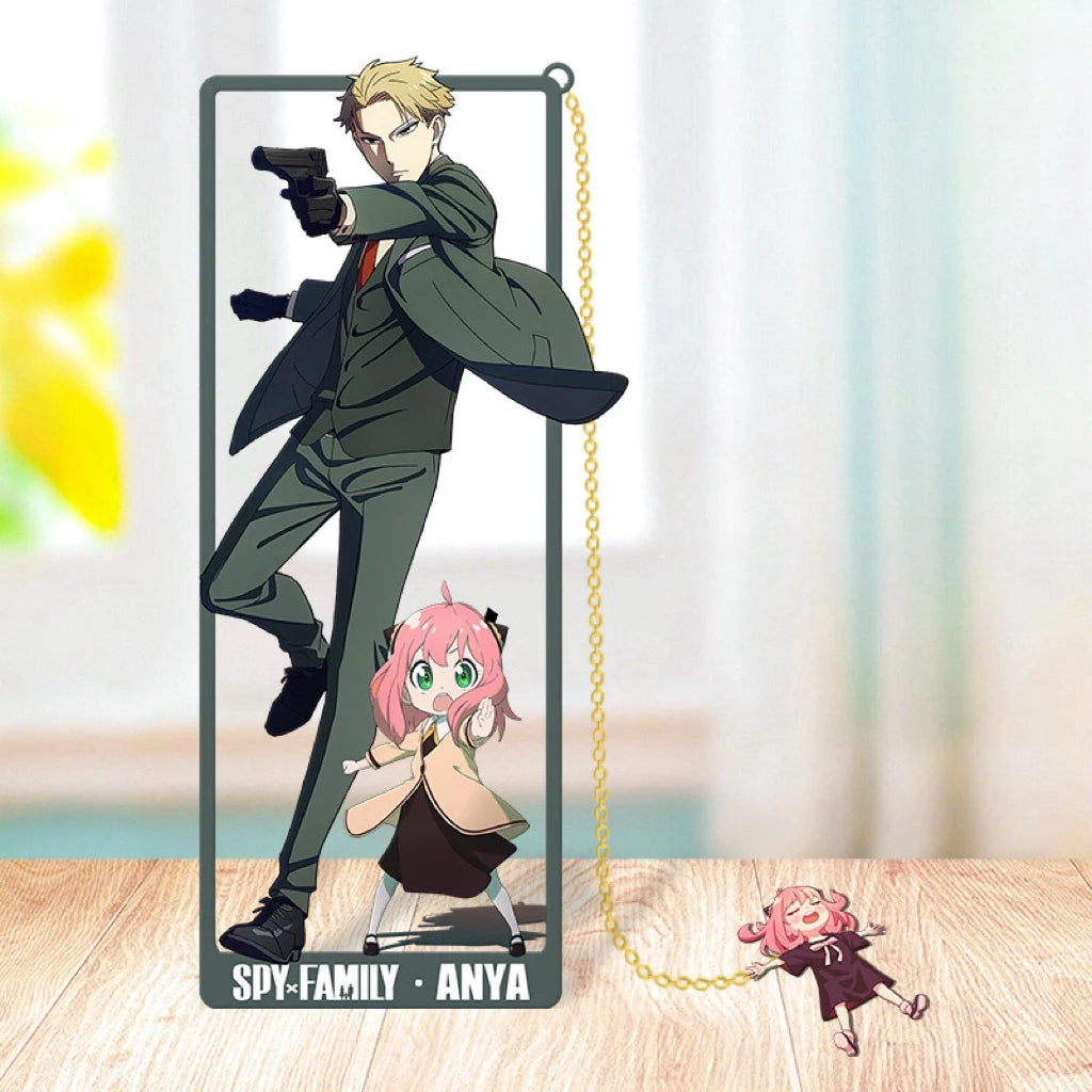 Anime Spy X Family Metal Bookmarks