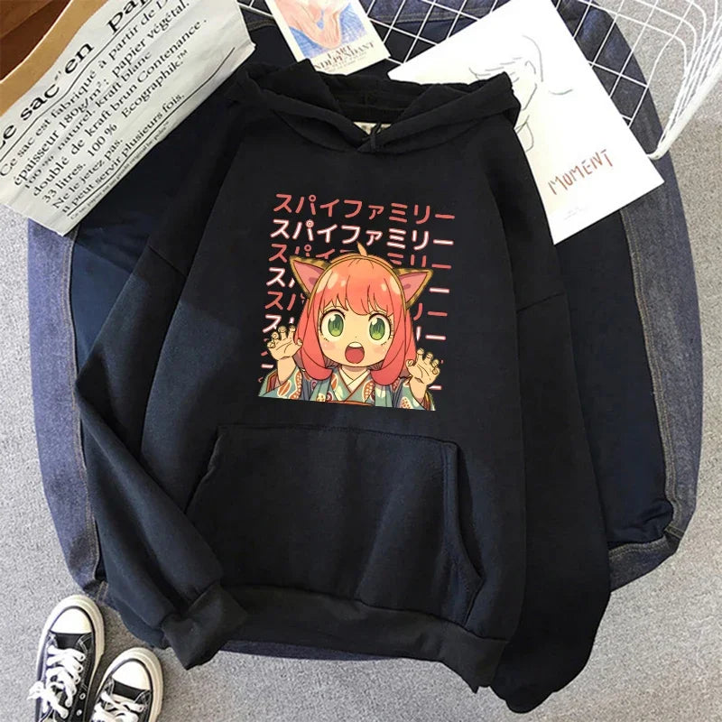 Anime Spy X Family Anya Forger Hoodies