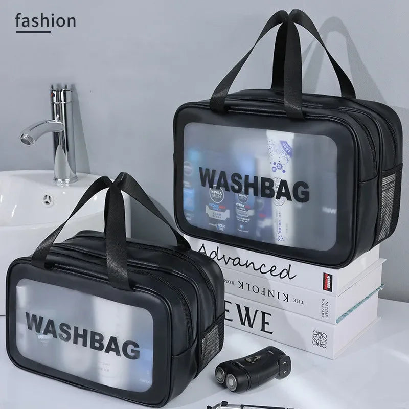 Portable cosmetic travel storage bag - essentials