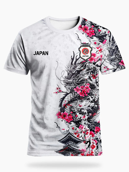 Japanese Style Soccer Jersey With Logo Design Breathable Quick-Dry For Sports Youths Japanese Culture Lovers Perfect Sports Gift