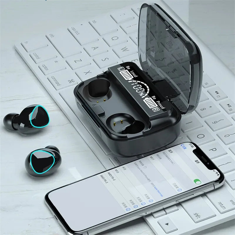 M10 TWS Wireless Bluetooth Headphones with Charging Case